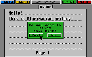 Kidpublisher atari screenshot